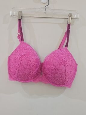Sexy Dream Angels Bra Victoria Secret Lace Pink Size 36DD